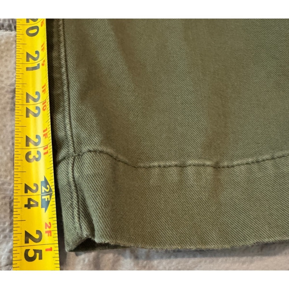 SPANX Straight Leg Twill Pant Women's Small Petite Green - Picture 8 of 10